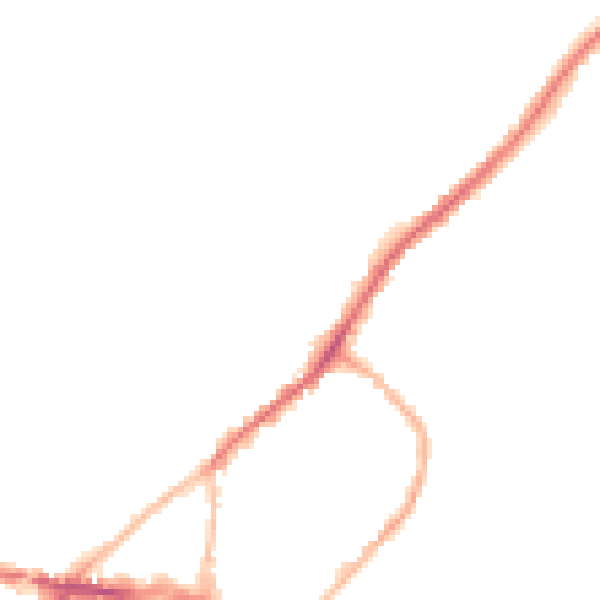 Night-time road noise heatmap for ME2 3DB