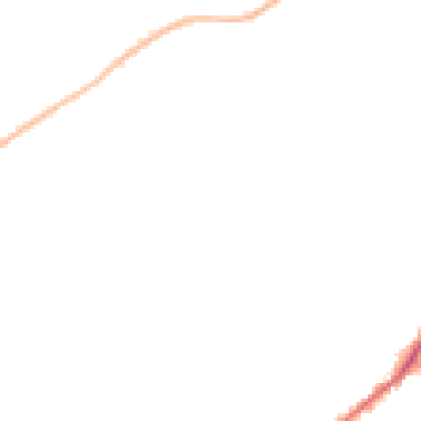 Night-time road noise heatmap for ME2 3FG