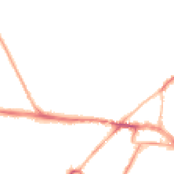 Night-time road noise heatmap for ME2 3HA