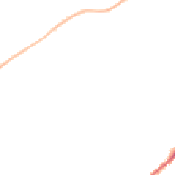 Night-time road noise heatmap for ME2 3LX