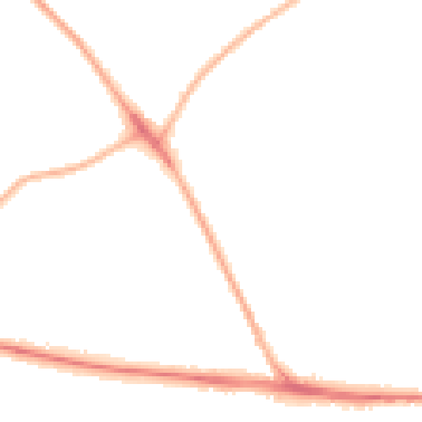 Night-time road noise heatmap for ME2 3PN