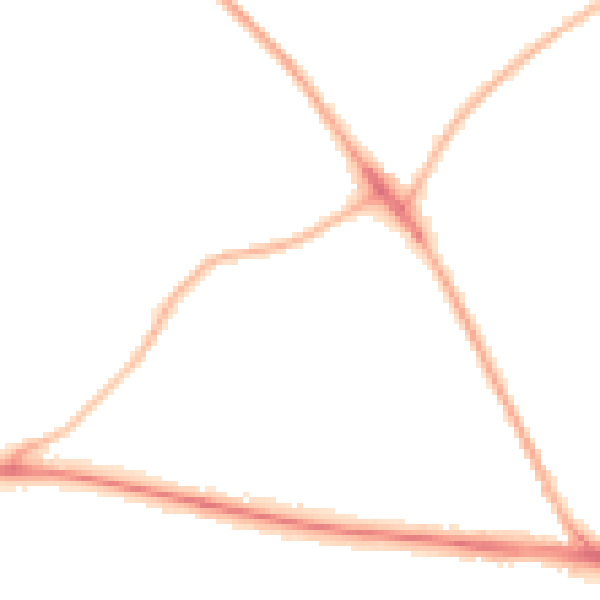 Night-time road noise heatmap for ME2 3ST