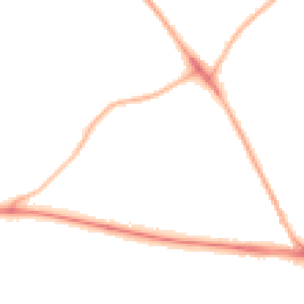 Night-time road noise heatmap for ME2 3SU