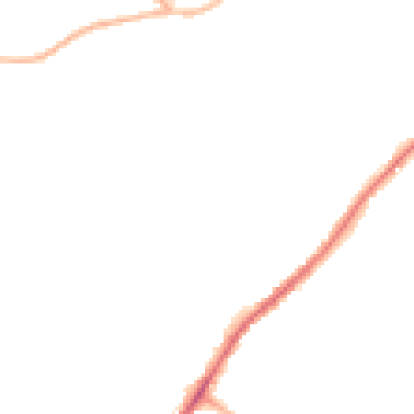 Night-time road noise heatmap for ME2 3XG