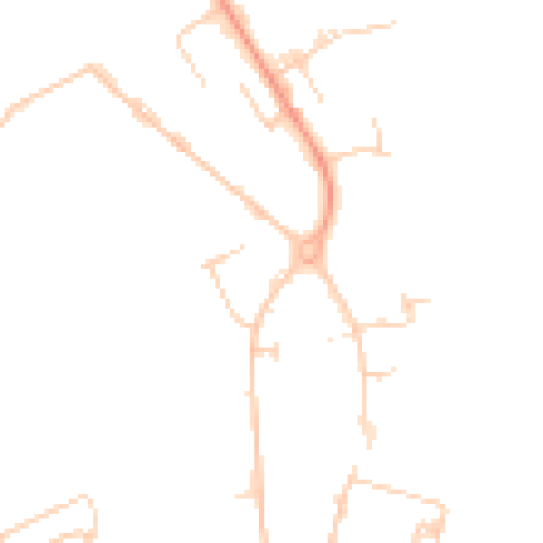 Daytime road noise heatmap for ME2 4BQ