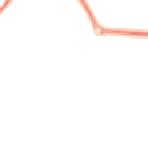Night-time road noise heatmap for ME2 4DZ