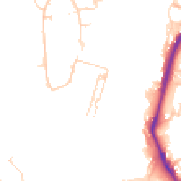 Daytime road noise heatmap for ME2 4FA