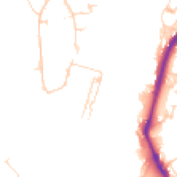 Daytime road noise heatmap for ME2 4FB