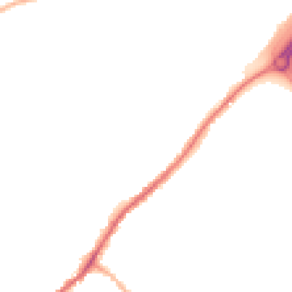 Night-time road noise heatmap for ME2 4JL