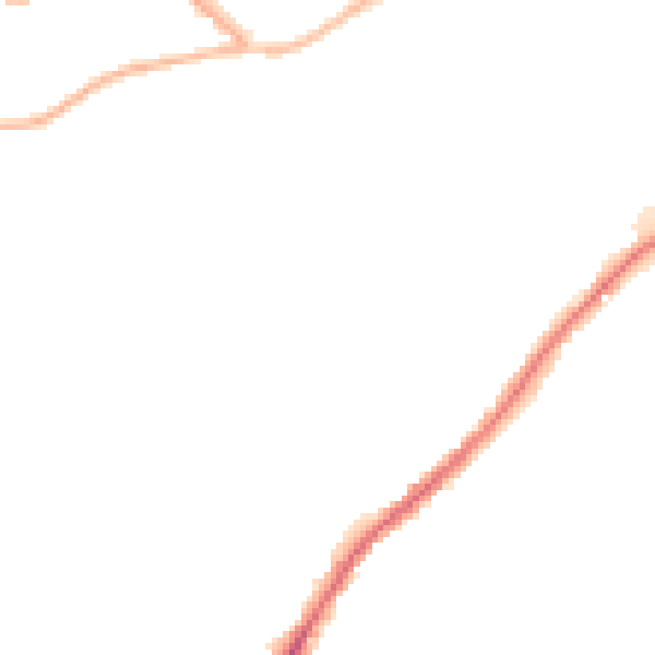 Night-time road noise heatmap for ME2 4YL
