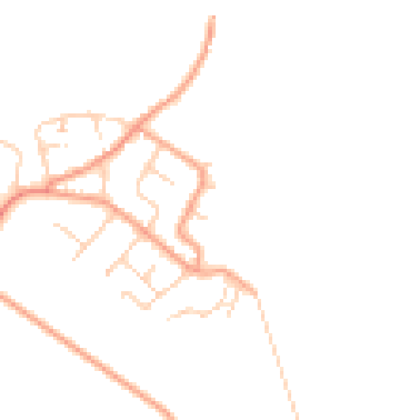Daytime road noise heatmap for ME3 0DH