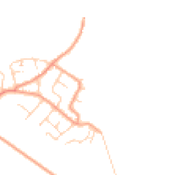 Daytime road noise heatmap for ME3 0DL
