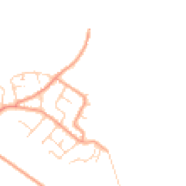 Daytime road noise heatmap for ME3 0DW