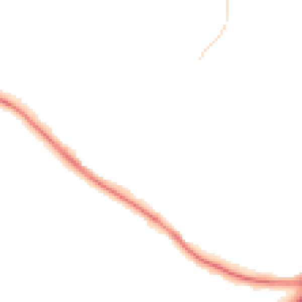 Night-time road noise heatmap for ME3 7AE