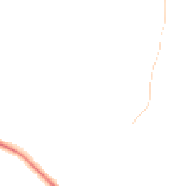 Night-time road noise heatmap for ME3 7BG