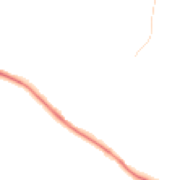 Night-time road noise heatmap for ME3 7BH