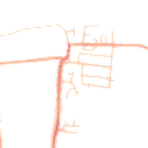 Daytime road noise heatmap for ME3 7EF