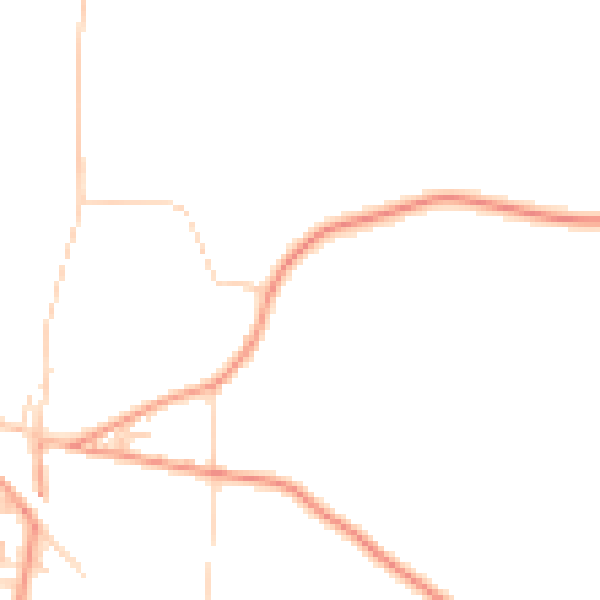 Daytime road noise heatmap for ME3 7HL