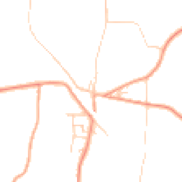 Daytime road noise heatmap for ME3 7HZ