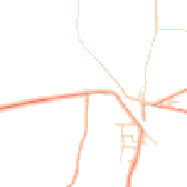 Daytime road noise heatmap for ME3 7JY