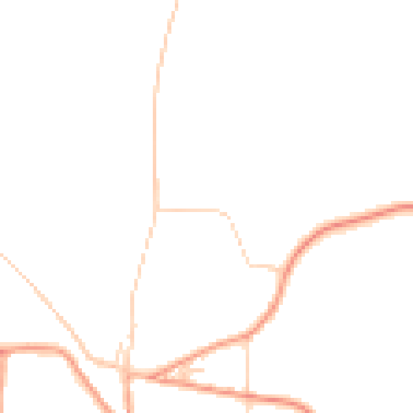 Daytime road noise heatmap for ME3 7LT