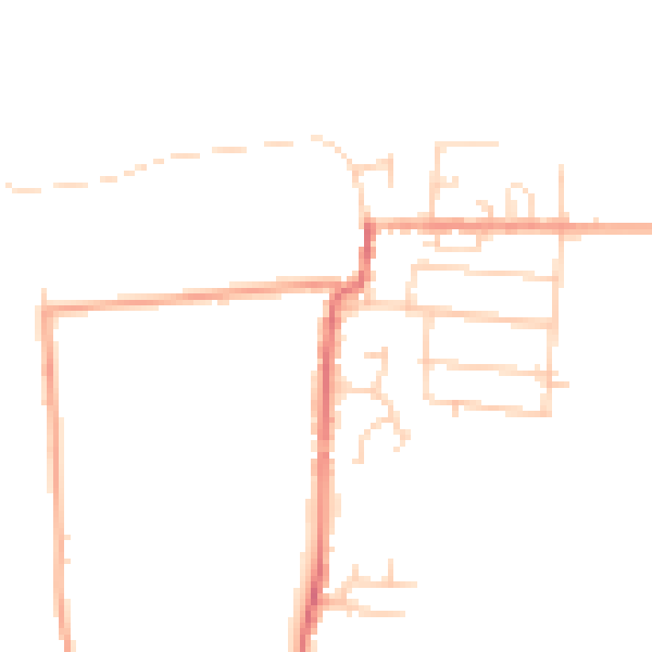Daytime road noise heatmap for ME3 7QB