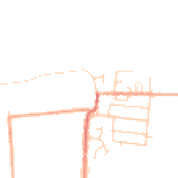 Daytime road noise heatmap for ME3 7QS