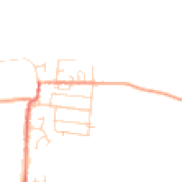Daytime road noise heatmap for ME3 7RF