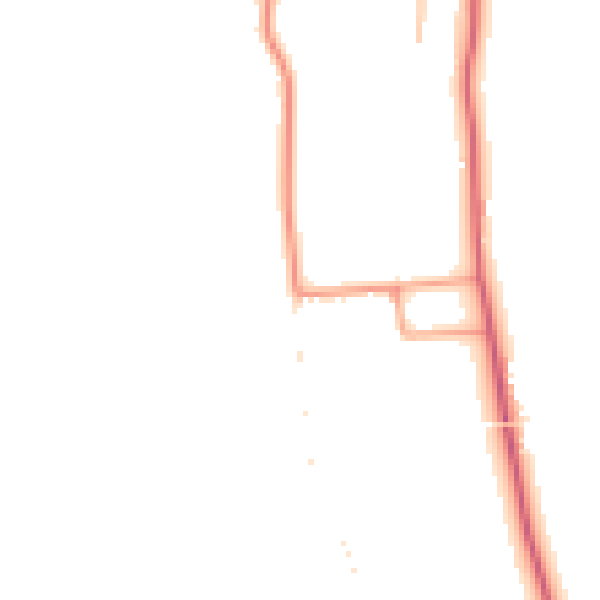 Daytime road noise heatmap for ME3 7RS