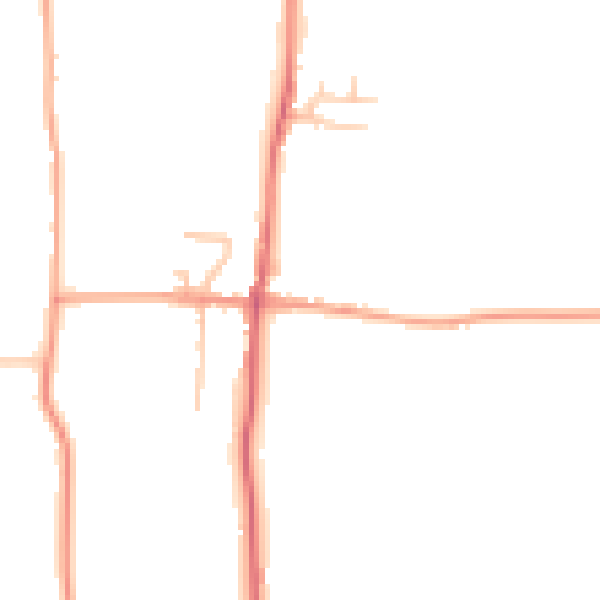 Daytime road noise heatmap for ME3 7RY
