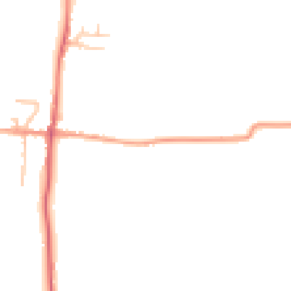 Daytime road noise heatmap for ME3 7SB