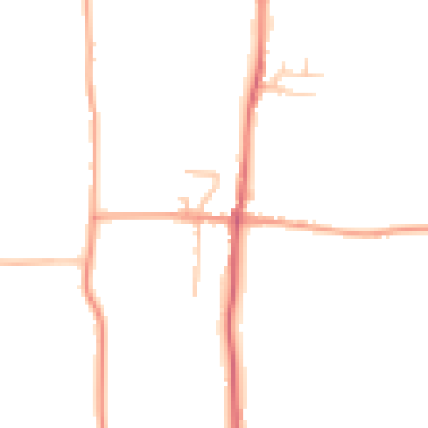 Daytime road noise heatmap for ME3 7SH