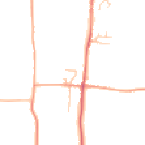 Daytime road noise heatmap for ME3 7SL