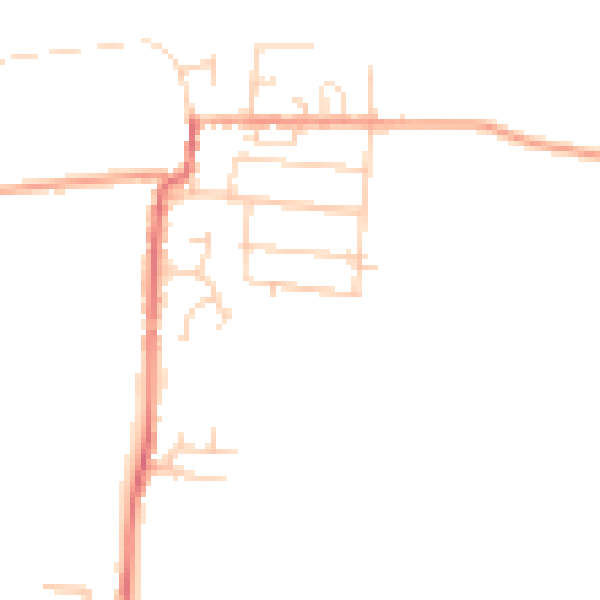 Daytime road noise heatmap for ME3 7TL