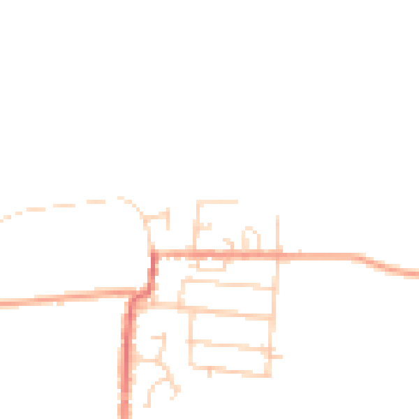 Daytime road noise heatmap for ME3 7UH