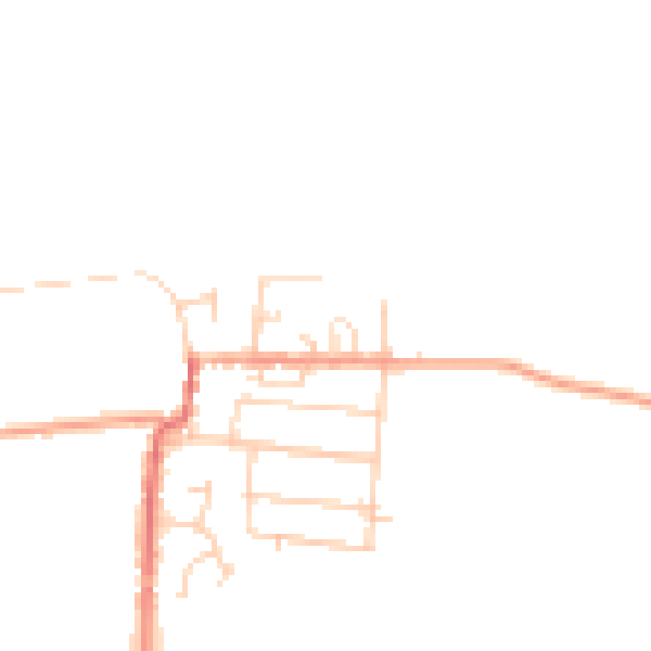 Daytime road noise heatmap for ME3 7UQ