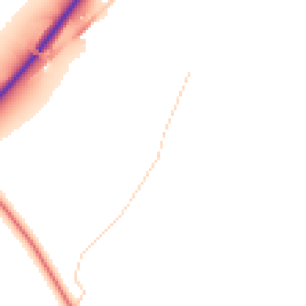 Daytime road noise heatmap for ME3 8AD