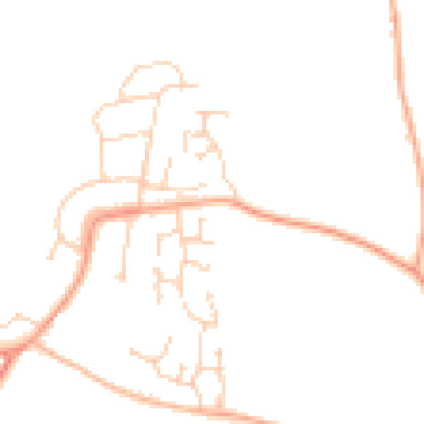 Daytime road noise heatmap for ME3 8AN
