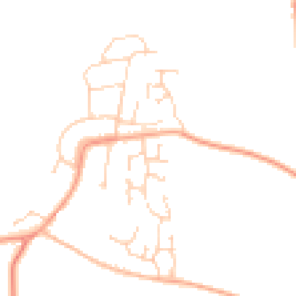 Daytime road noise heatmap for ME3 8BA