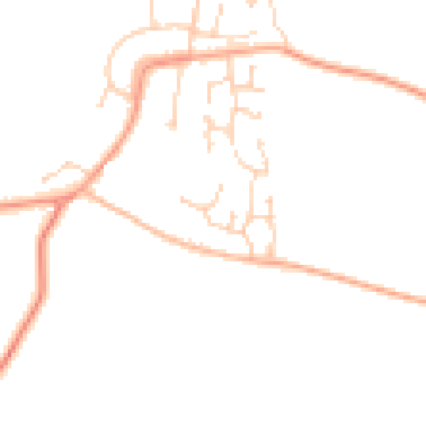Daytime road noise heatmap for ME3 8DX