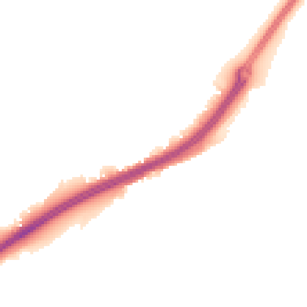 Night-time road noise heatmap for ME3 8EF