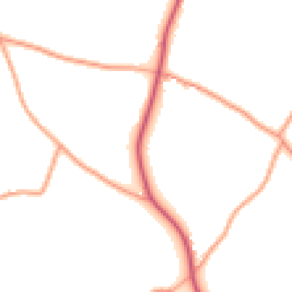 Daytime road noise heatmap for ME3 8ER
