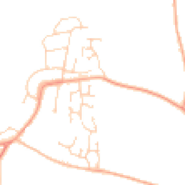 Daytime road noise heatmap for ME3 8EZ