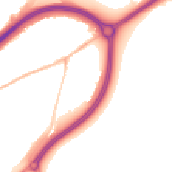 Night-time road noise heatmap for ME3 8FT