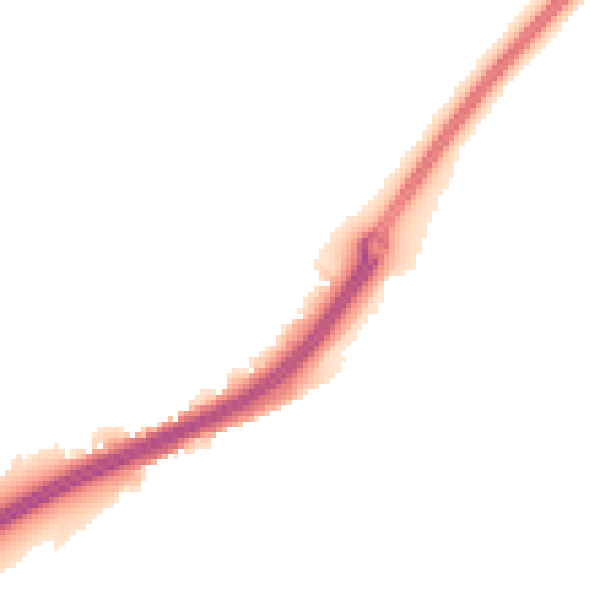 Night-time road noise heatmap for ME3 8FW