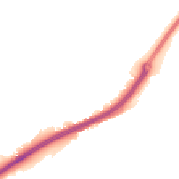 Night-time road noise heatmap for ME3 8FX