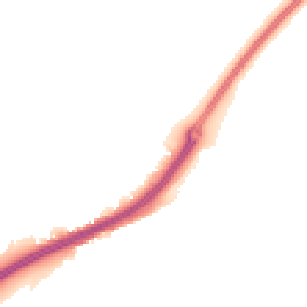Night-time road noise heatmap for ME3 8FY