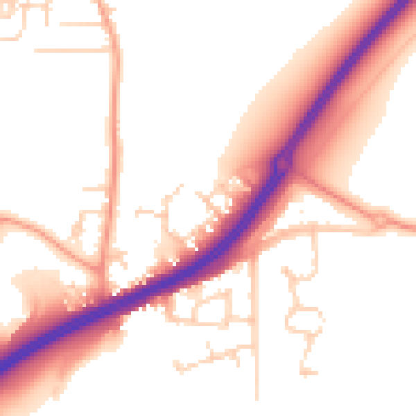 Daytime road noise heatmap for ME3 8GB