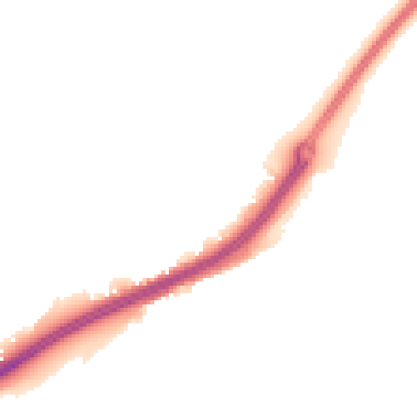 Night-time road noise heatmap for ME3 8GD