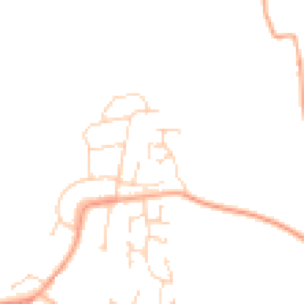 Daytime road noise heatmap for ME3 8GP